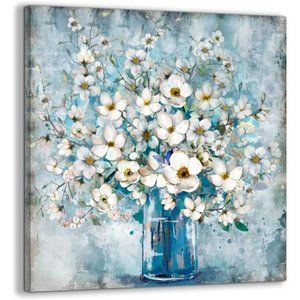 Bathroom Decor Canvas Wall Art-Long-Term Colorfast-Very Good Moisture Resistance